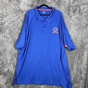 Boise State Broncos Shirt Mens 6XL Blue NCAA Football Polo Big Chiliwear
